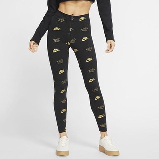 Leggings Nike Sportswear Printed Dama Negrii | AGST-54728